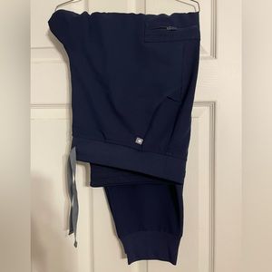 Figs Navy Zamora Jogger Scrub Bottoms XL
